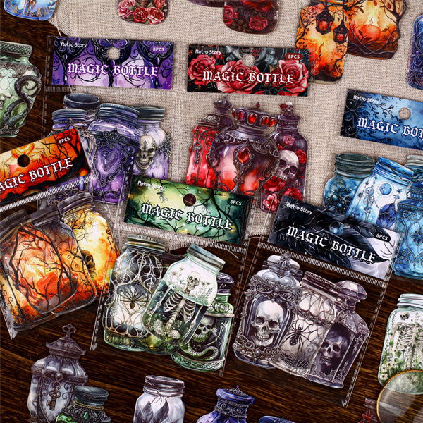 8PCS Magic Bottle Series sticker