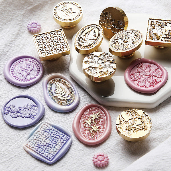 Cherry blossoms in full bloom series Wax Seal Stamp