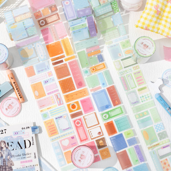 Cloud Quotes Series Die Cutting Flash PET Tape