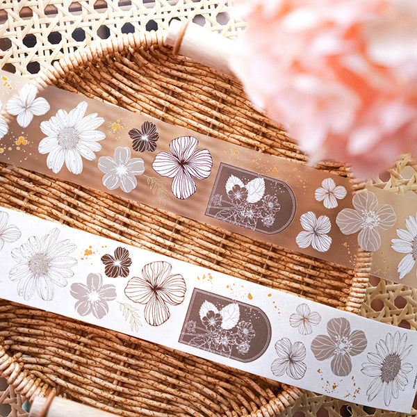 Whole Roll 4.5cm*5m Qiumomo Washi/Fog PET Tape