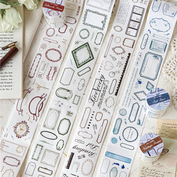 Plain border series Die Cutting Washi Tape