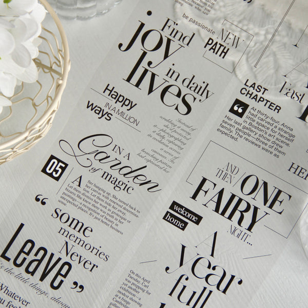 Whole Roll 7cm*5m Inspiration Publication PET Tape