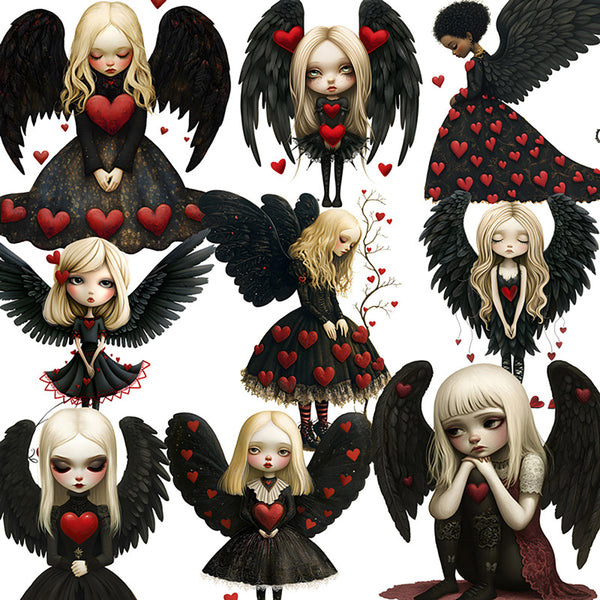 20PCS Angel Girl of Love sticker