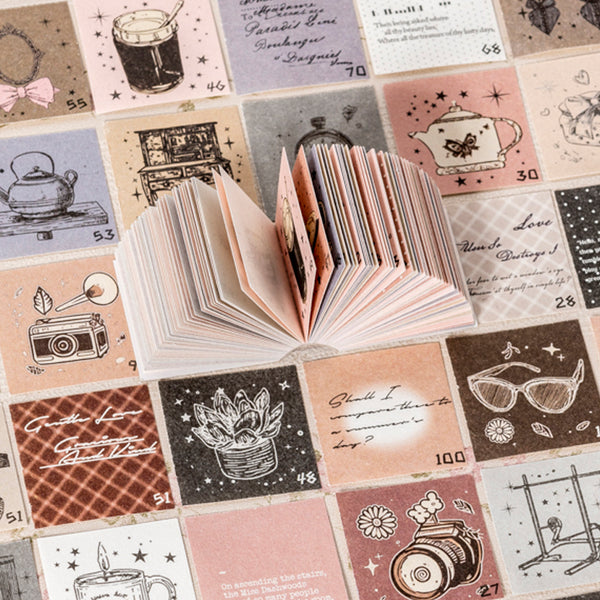 100PCS Exquisite girl series note paper