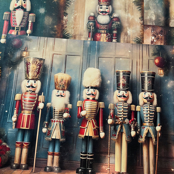 10PCS Nutcracker background paper