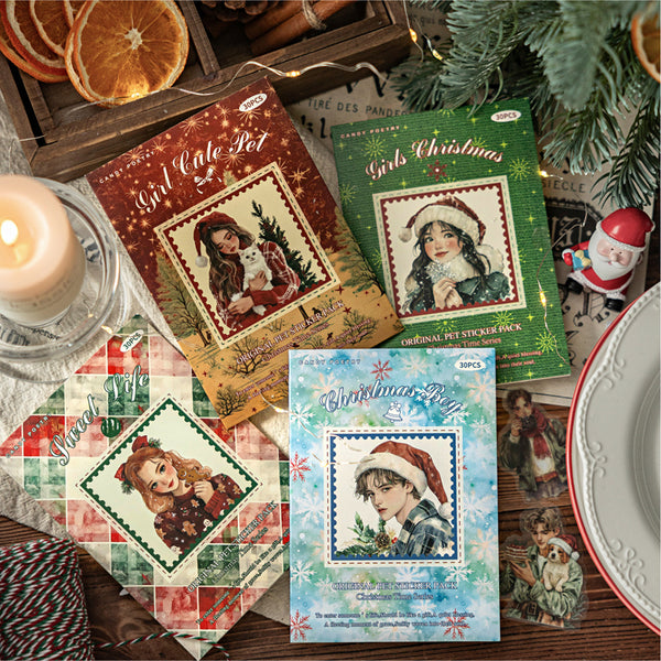 30PCS Christmas Era Series sticker