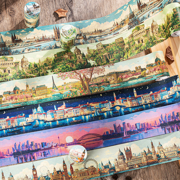 European Traveler Series Washi Tape