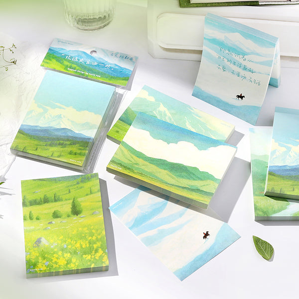 80PCS See Altay series note paper