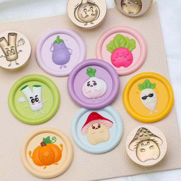 Fruit vegetable Series Wax Seal Stamp