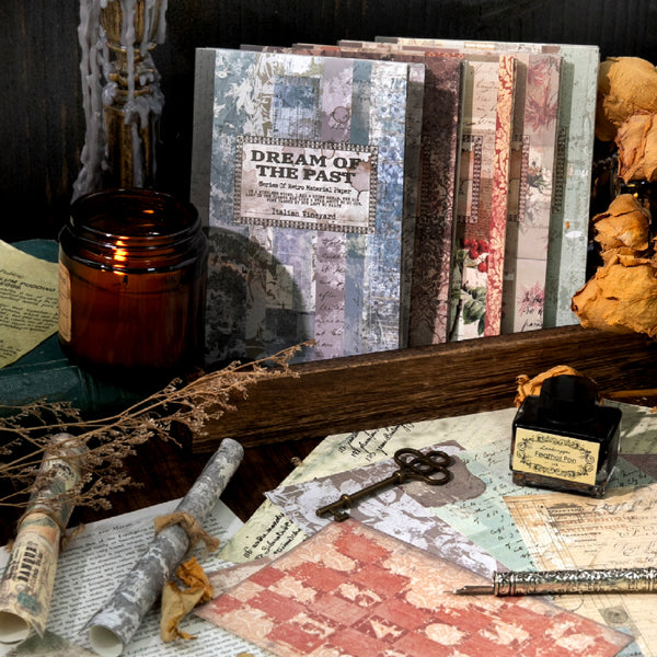 30PCS Dreaming of the Past Series material paper