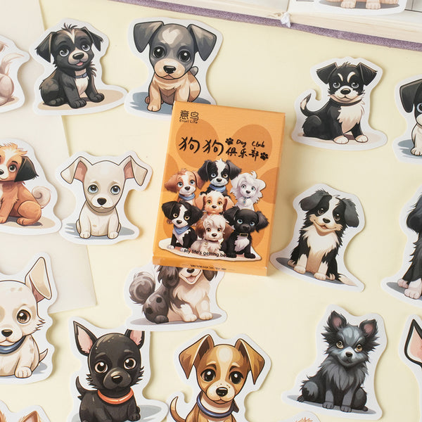 30PCS Dog club series sticker