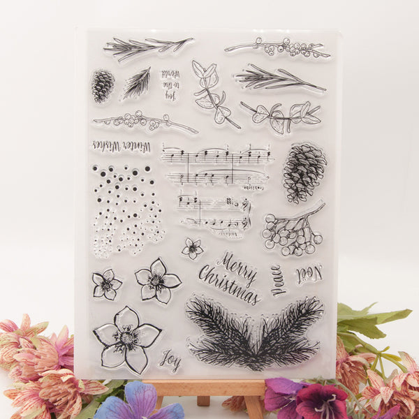 Clear silicone stamp