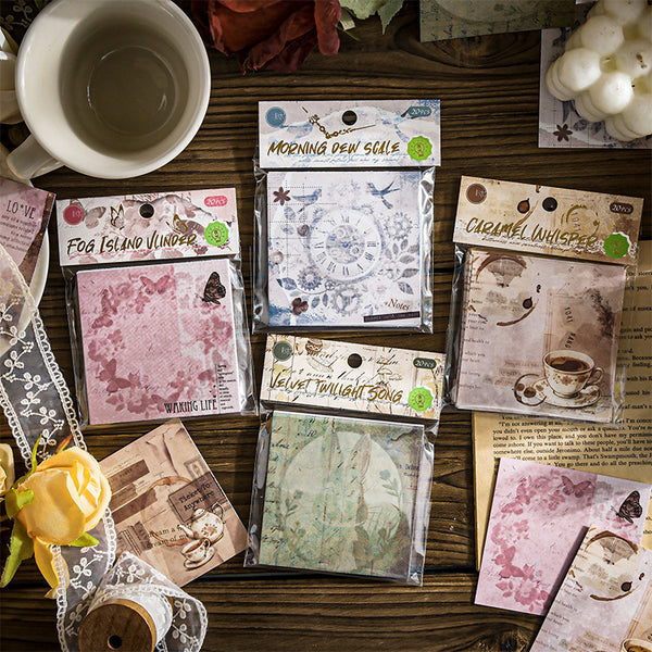 20PCS Misty Dusk Series note paper