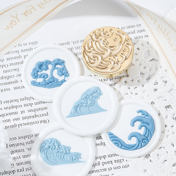 Sea Wave Series Wax Seal Stamp