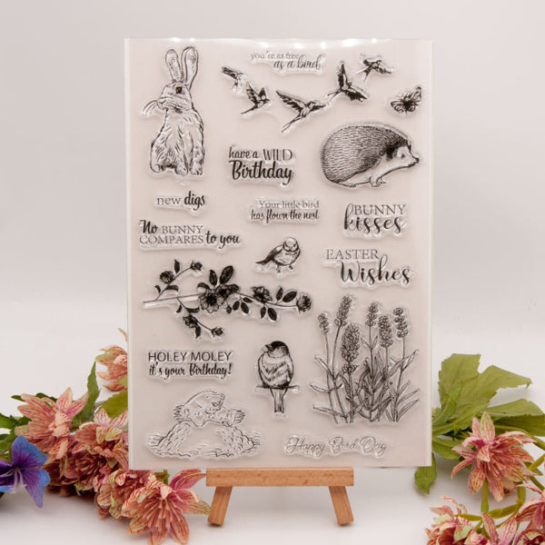 Clear silicone stamp