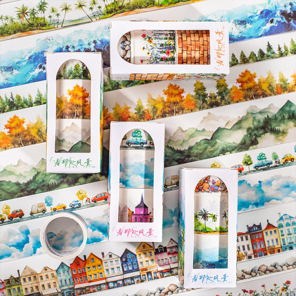 Look at that scenery series Washi Tape Set