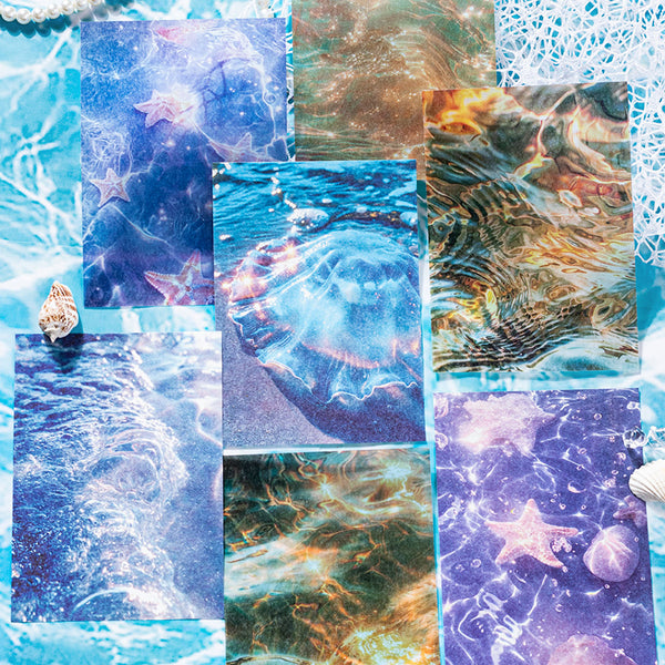 20PCS Water photo series material paper