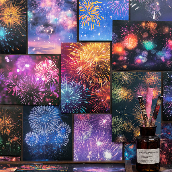 24PCS Flowing Light Notes Series material paper