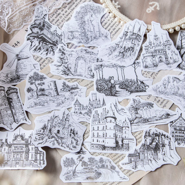 20PCS Alice's Manor story series sticker