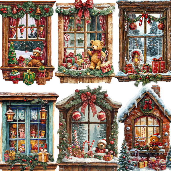 20PCS Christmas window Sticker