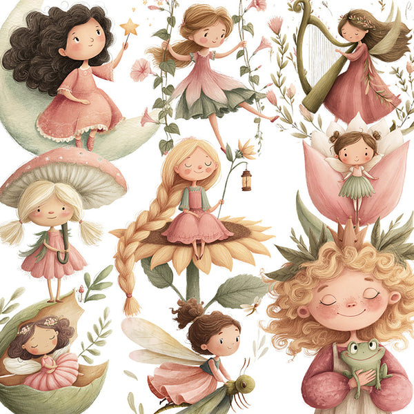 20PCS Flower Girl sticker