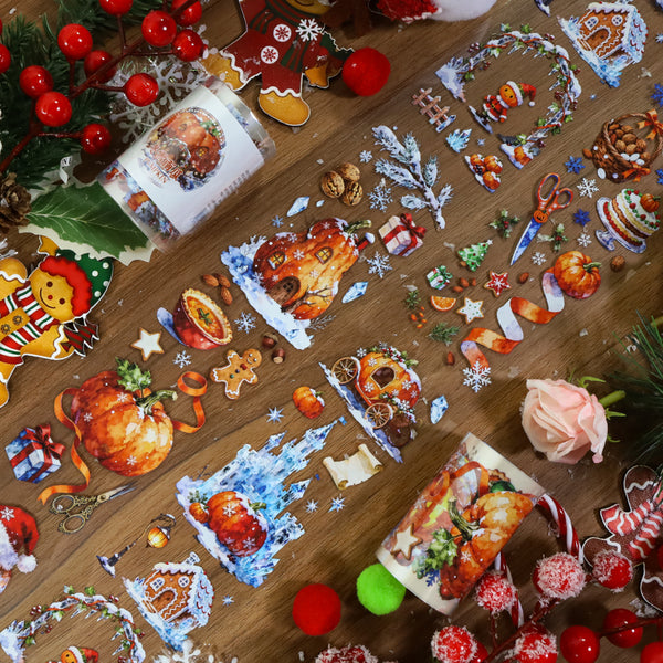 Winter snow pumpkin PET Tape