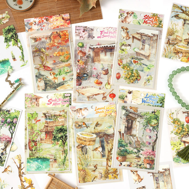 Ancient Fragrance Series 3D Sticker – LBLYXIR