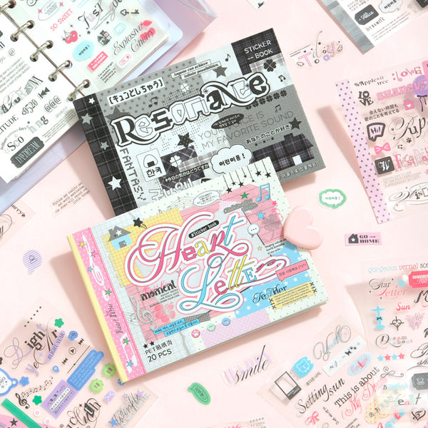 20PCS Mood notes series sticker book