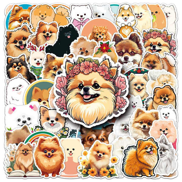 50PCS Pomeranian Sticker
