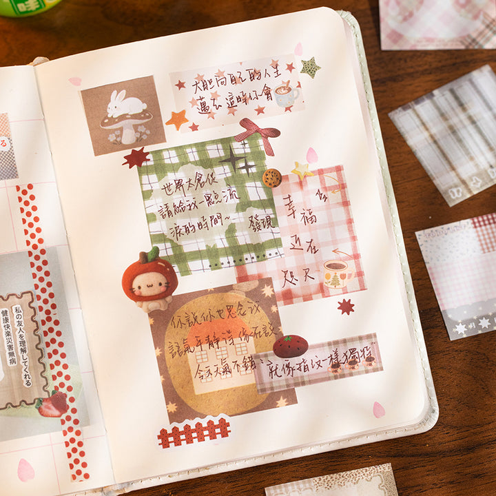 Checkered Diary Series Sticker Book – LBLYXIR