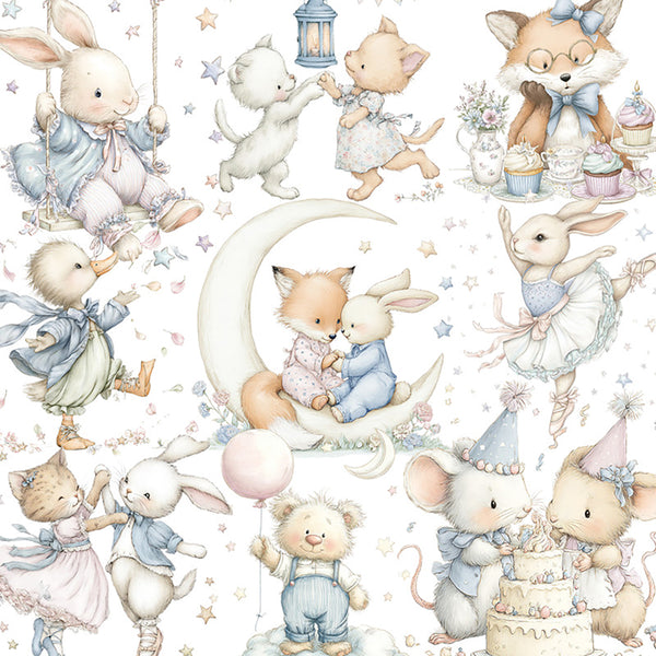 20PCS Cartoon animals sticker