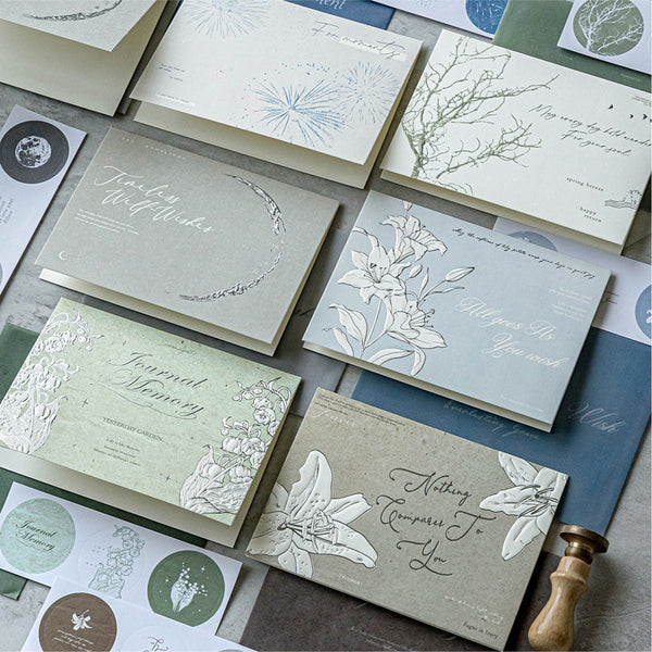 Remain Silent Series Greeting card envelope set