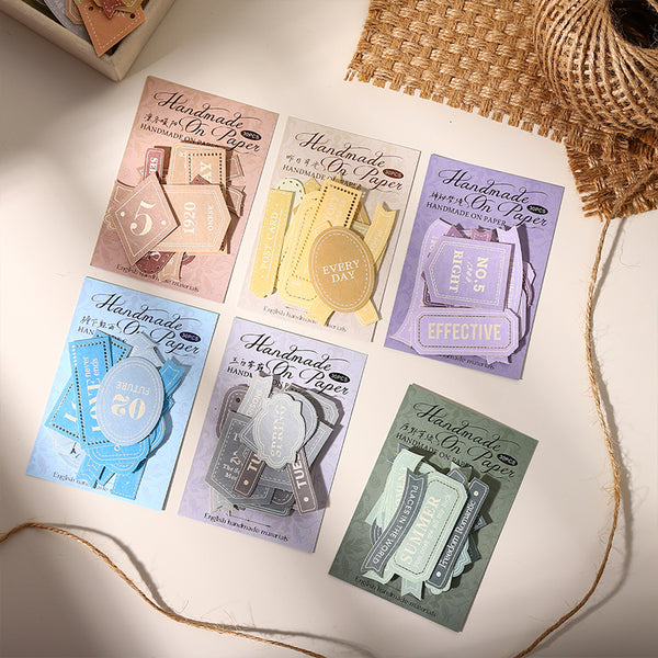 30PCS Paper Handmade series material paper