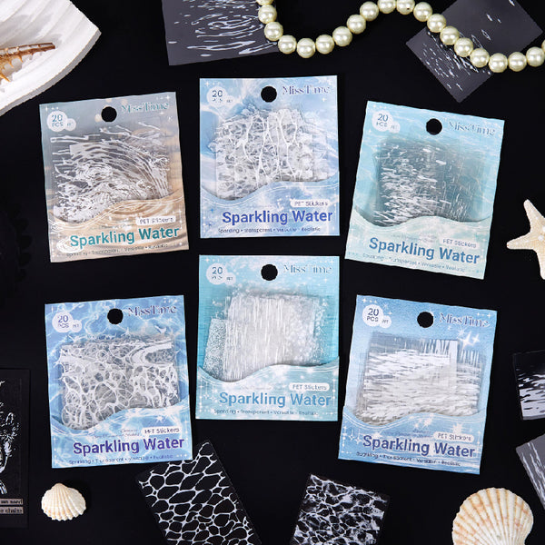 20PCS Water Sparkling Series sticker