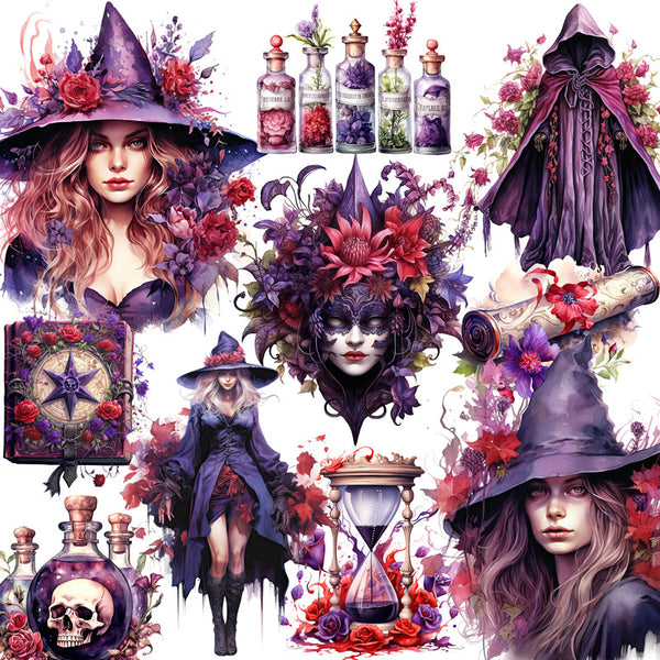 20PCS The Witch of Flowers sticker