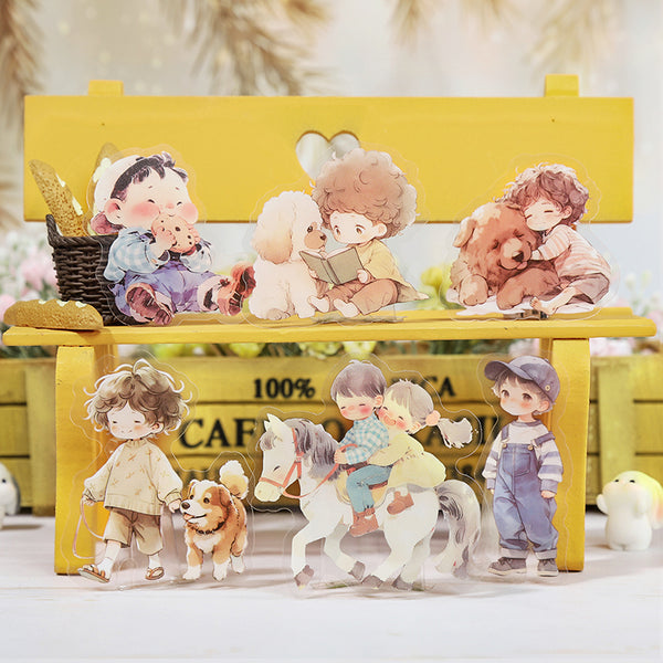 15PCS Happy Childhood Series sticker