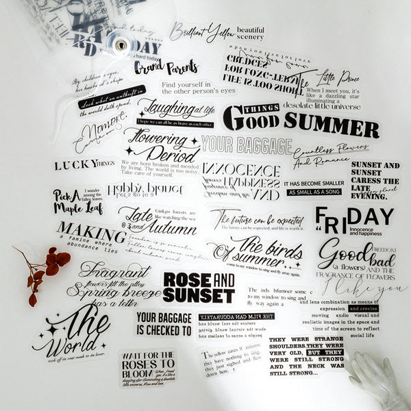 100PCS Words series sticker