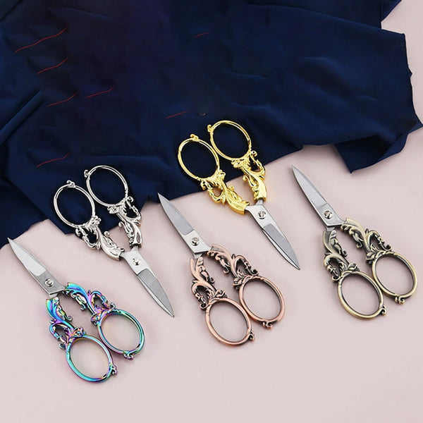 Lily of the valley alloy scissors
