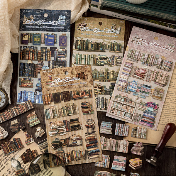 2PCS Book Exhibition Room Series sticker