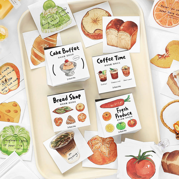 100PCS Delicious Collection Series note paper