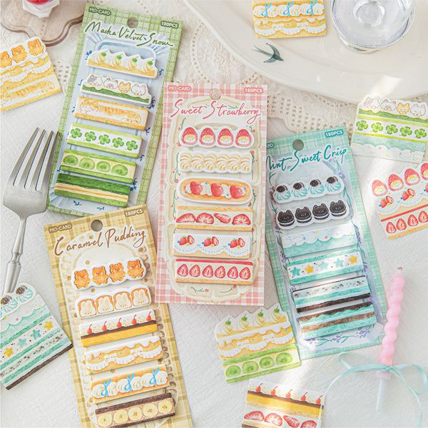 180PCS Cake Shop Series note paper