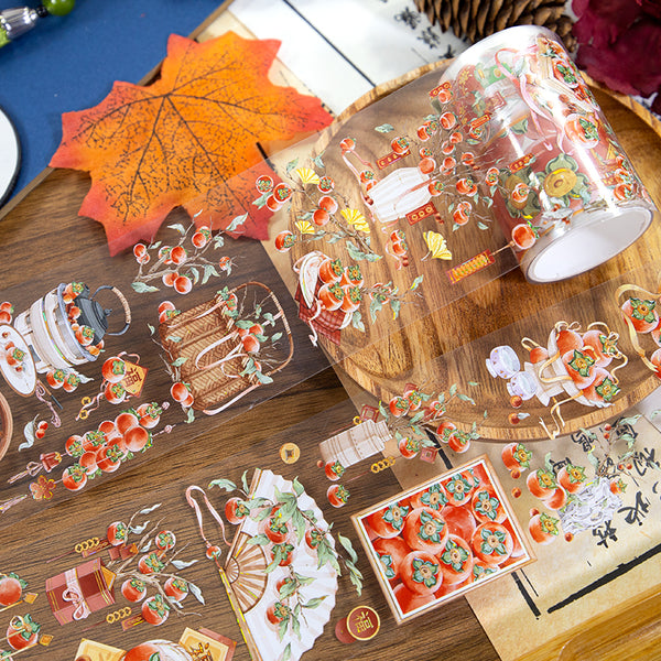 Good luck blessings Shell Gold PET Tape