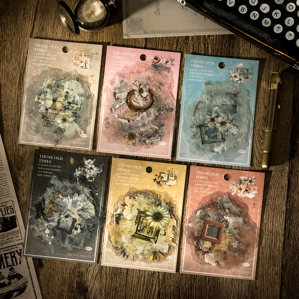 10PCS Those Old Times series sticker