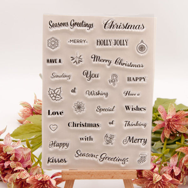 Clear silicone stamp