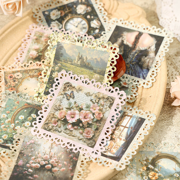 20PCS Rococo Garden series material paper