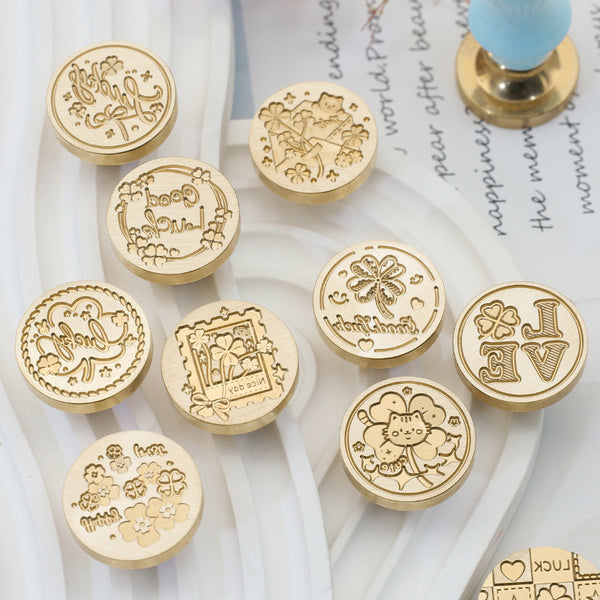 Four leaf Clover Series Wax Seal Stamp