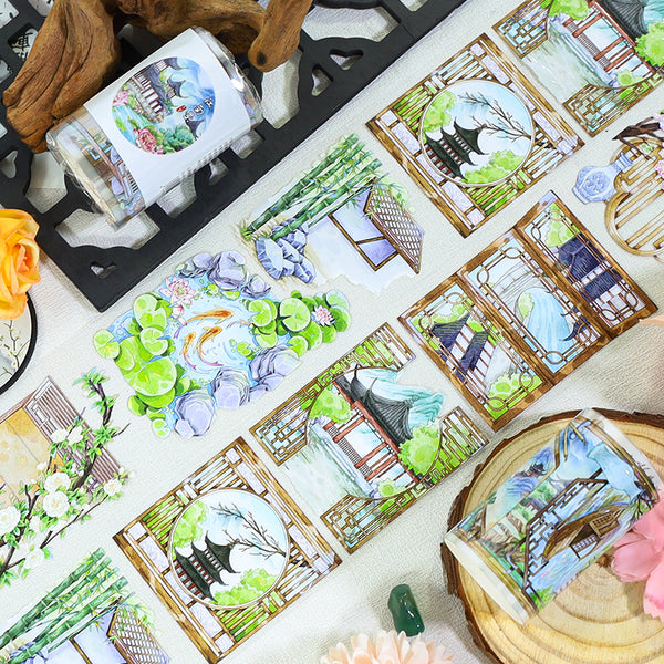 Jiangnan scenery Shell Light PET Tape