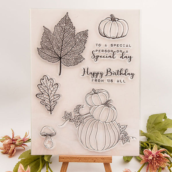 Clear silicone stamp