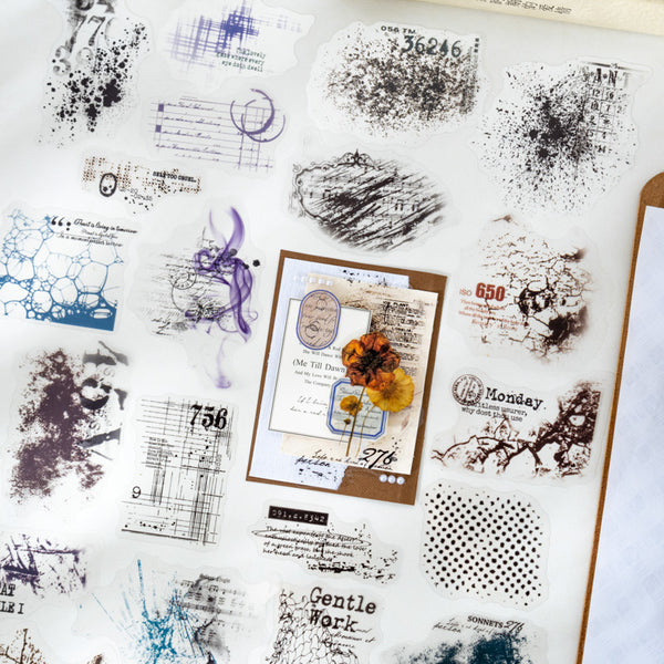 100PCS Overlapping pattern series sticker