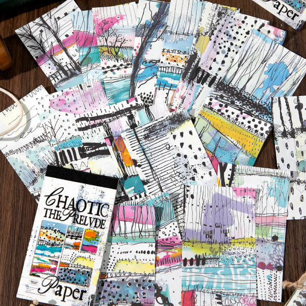40PCS Chaotic Prologue series material paper